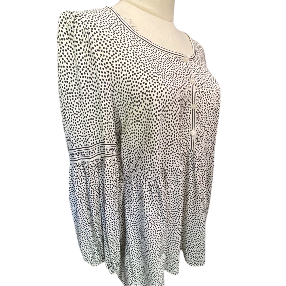 Max studio button front Blouse NWOT